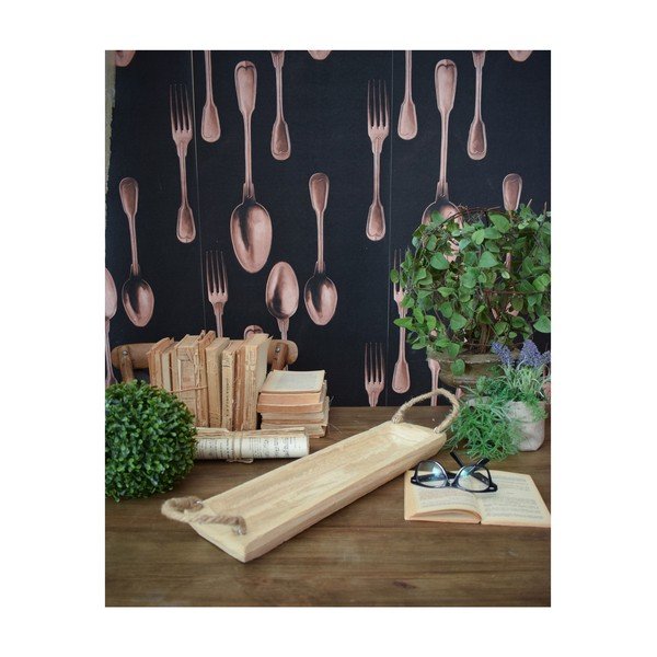 Taca drewniana Orchidea Milano, 48x13 cm
