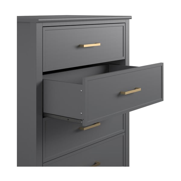 Szara komoda CosmoLiving by Cosmopolitan Westerleigh, 75x106 cm-image-2