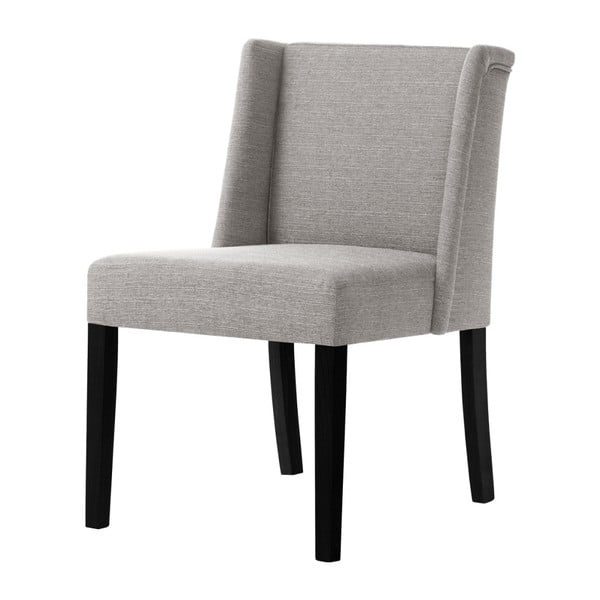 Szarobrązowe krzesło z czarnymi nogami Ted Lapidus Maison Zeste