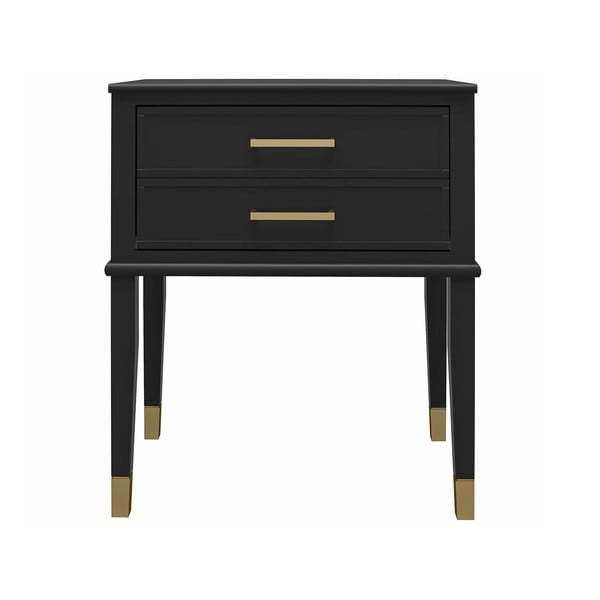 Czarna szafka nocna Westerleigh – CosmoLiving by Cosmopolitan-image-3