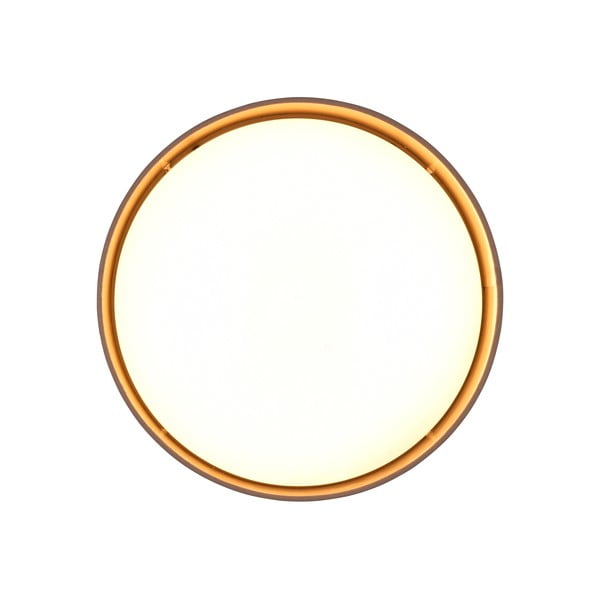 Jasnobrązowa lampa sufitowa LED ø 30 cm Locarno – Reality-image-2