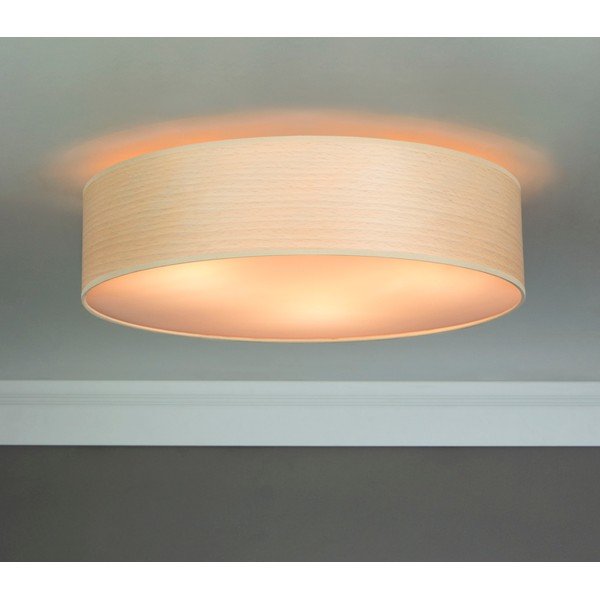 Lampa sufitowa z forniru w kolorze bielonego drewna bukowego Sotto Luce TSURI, Ø 40 cm-image-3