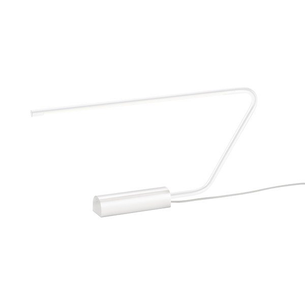 Biała lampa stołowa LED (wysokość 33 cm) Olea – Trio Select