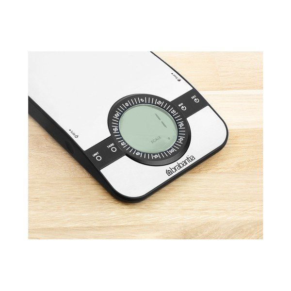 Czarnobiała waga kuchenna Brabantia Timer-image-4