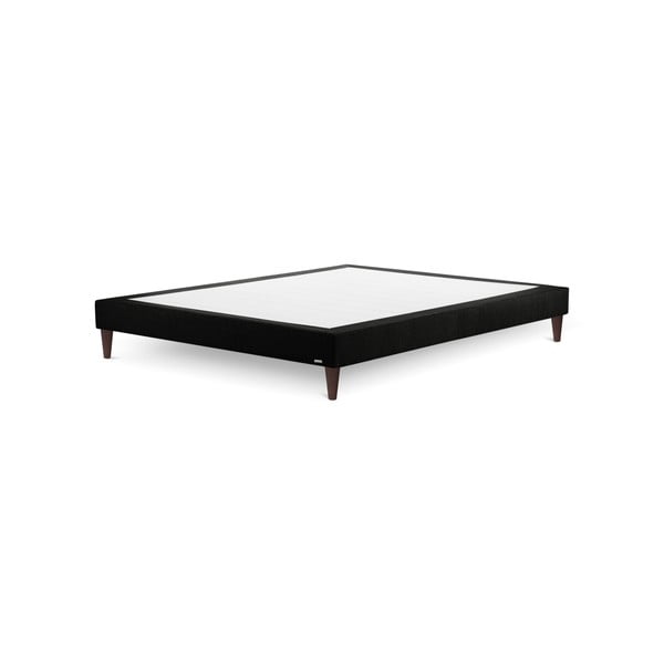 Czarne łóżko boxspring Ted Lapidus Maison CALCITE, 160x200 cm