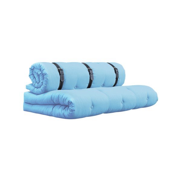 Sofa rozkładana z wyszywanym paskiem Karup Buckle Up Celeste-image-2
