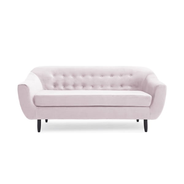 Jasnofioletowa sofa 3-osobowa Vivonita Laurel