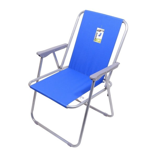 Niebieskie składane krzesło turystyczne Cattara Bern