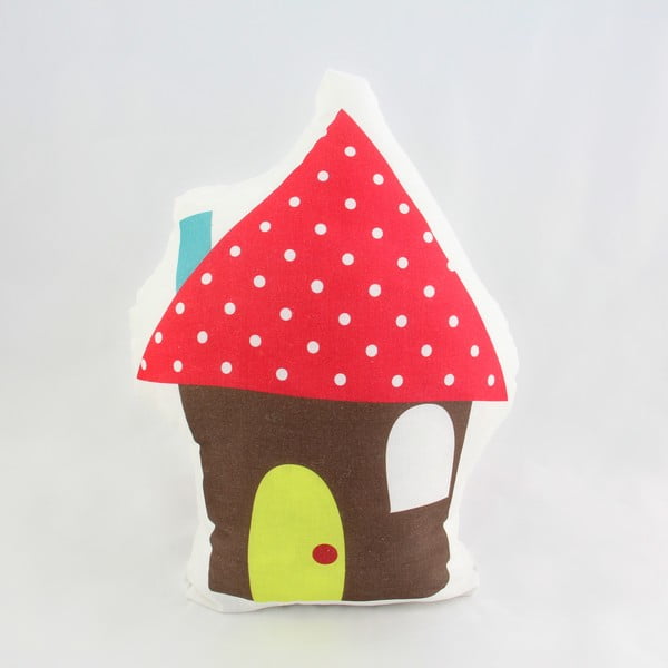 Poduszka bawełniana Mr. Fox Happy Homes 40x30 cm-image-1