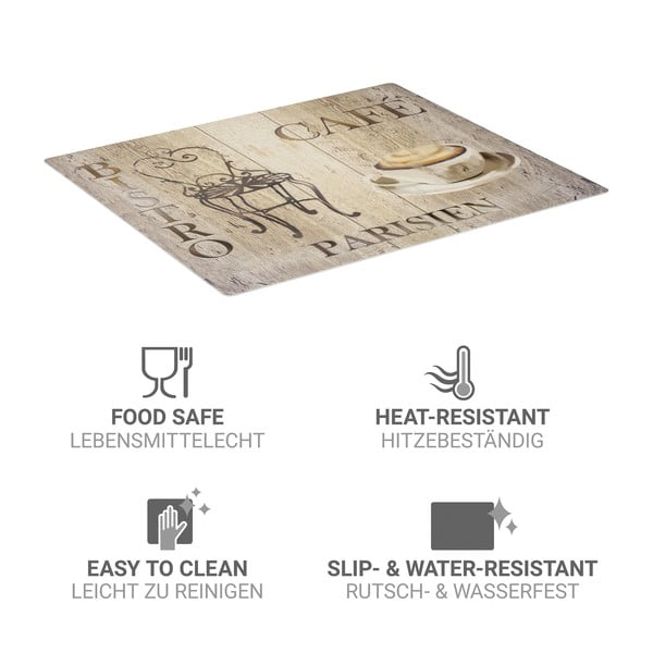 Płyta ochronna na kuchenkę z PVC 60x52 cm Bistro – Wenko-image-4