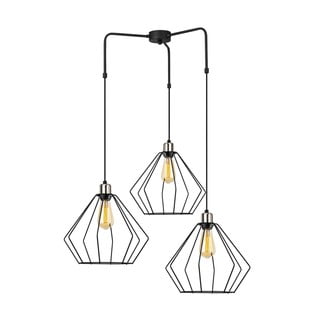 Czarna metalowa lampa wisząca Opviq lights Fedros