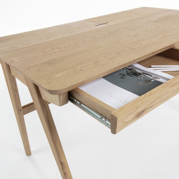 Biurko Kave Home Jakes Natural, 120x65 cm-image-2