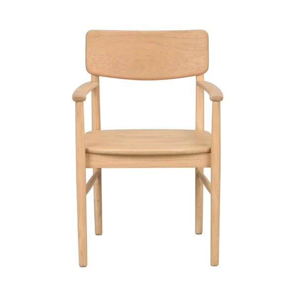 Naturalne krzesło z litego drewna dębowego Maidstone – Rowico-image-2