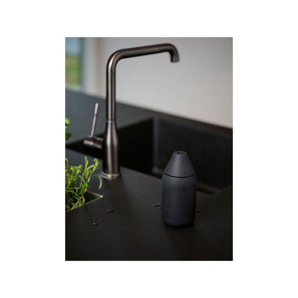 Czarny silikonowy dozownik do mydła 300 ml Singles – Zone-image-1