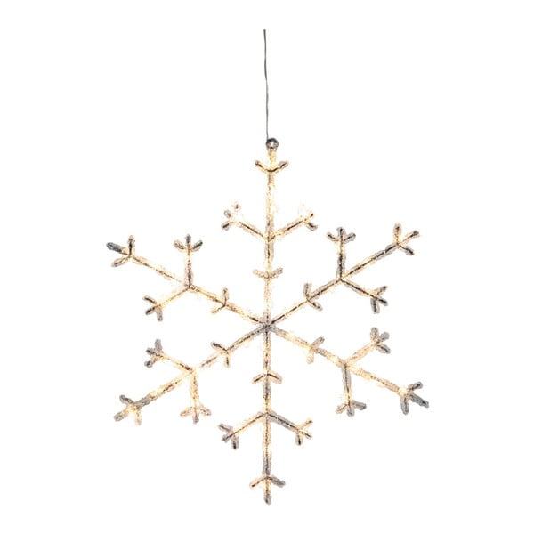 Dekoracja świecąca LED Best Season Icy Snowflake, 45 cm