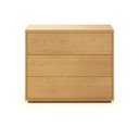 Niska komoda w dekorze dębu w naturalnym kolorze 90x75 cm Abilen − Kave Home