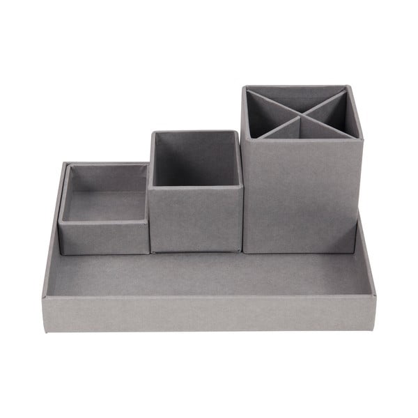 Szary 4-częściowy przybornik Bigso Box of Sweden Lena-image-2