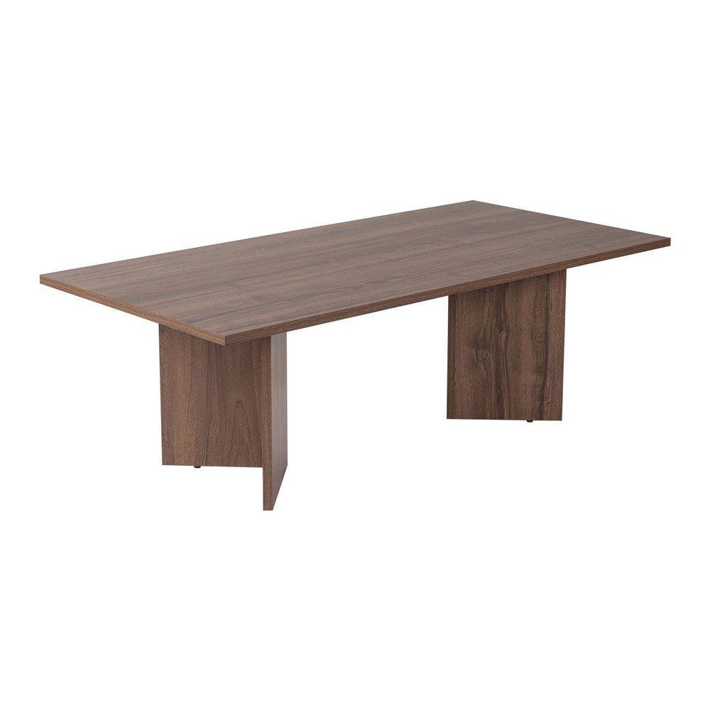 Ciemnobrązowy stolik w dekorze orzecha 60x119 cm Sabin – Kalune Design