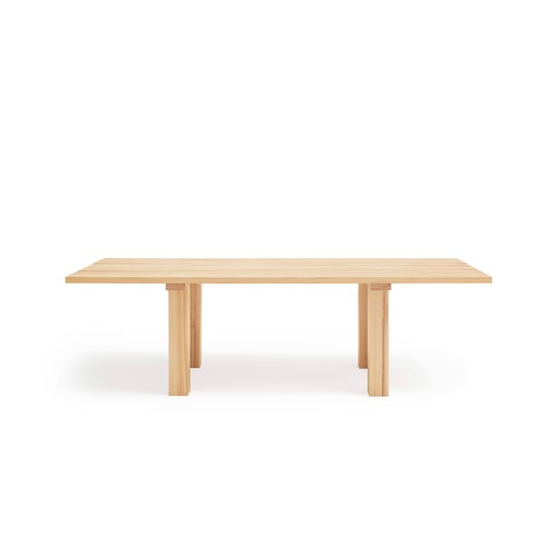 Stół z blatem z drewna sosnowego 100x260 cm Banda – Teulat-image-3