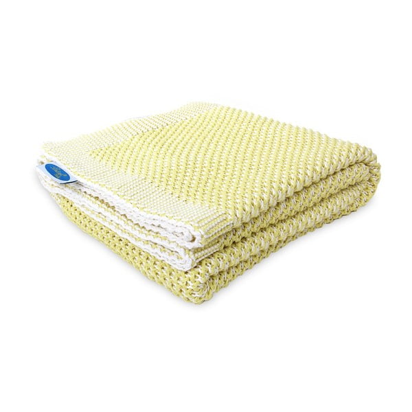 Koc dziecięcy Baby Blanket Yellow, 90x90 cm