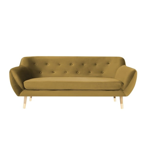 Sofa 2-osobowa w kolorze złota Mazzini Sofas Amelie
