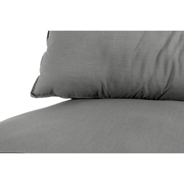 Szare tapicerowane łózko ogrodowe Emma – Hartman-image-3