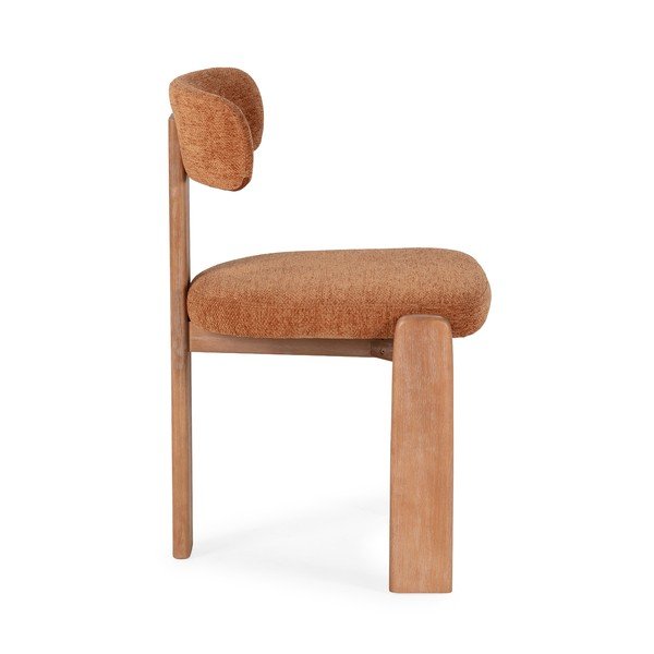 Ceglaste tapicerowane krzesła zestaw 2 szt. Nadia – MOME-image-4