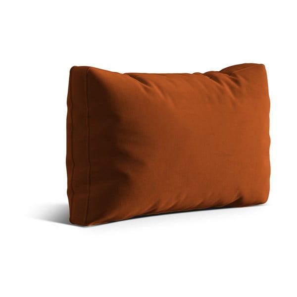 Aksamitna poduszka na sofę w kolorze terakoty Kemi – Cosmopolitan Design-image-1