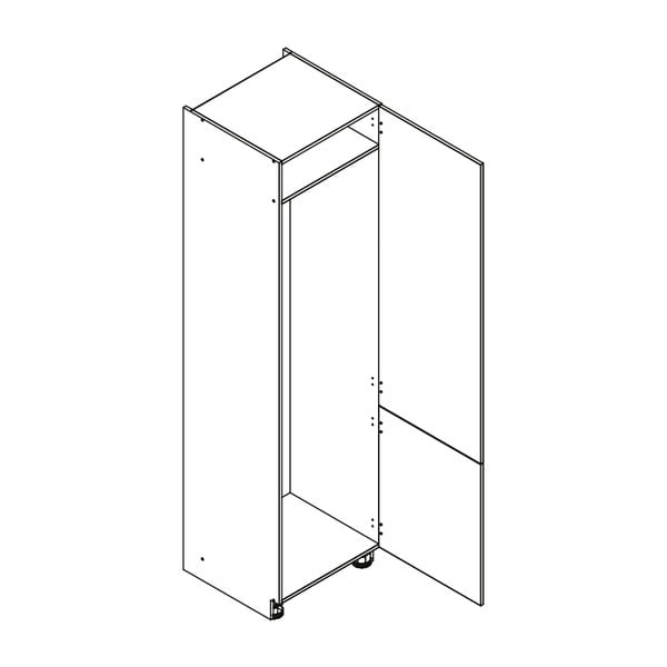 Wysoka szafka kuchenna na lodówkę do zabudowy (szer.  60 cm) Aden – STOLKAR-image-3