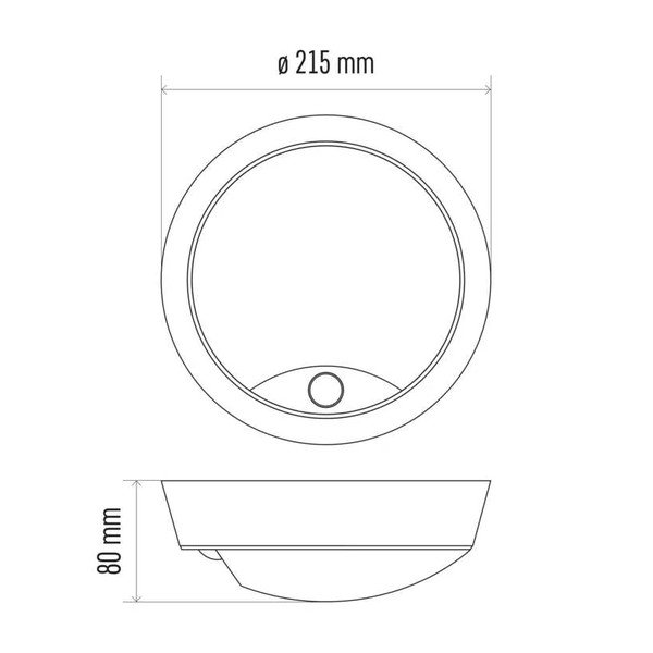 Lampa sufitowa LED z czujnikiem ruchu w kolorze matowej czerni Zuri – EMOS-image-4