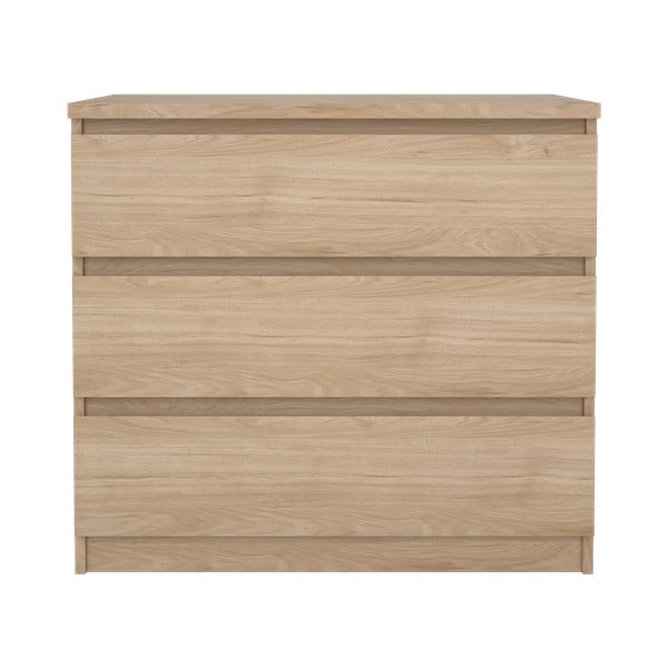 Komoda w dekorze dębu w naturalnym kolorze 77x70x50 cm Naia – Tvilum