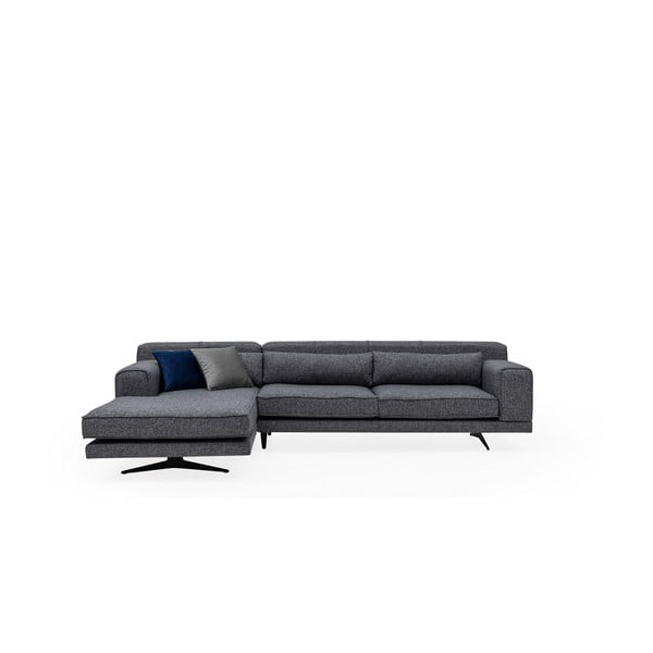 Ciemnoszara sofa narożna Artie Jivago, narożnik lewy-image-2
