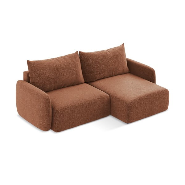 Ceglasty rozkładany/ze schowkiem narożnik (prawostronny) Kalena – Makamii-image-3