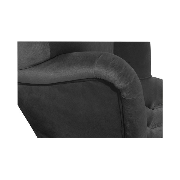 Antracytowy fotel Max Winzer Brandon Suede-image-4