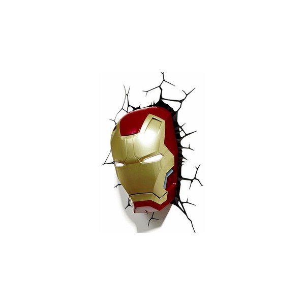 Dziecięca naścienna lampka 3D IronMan-image-1