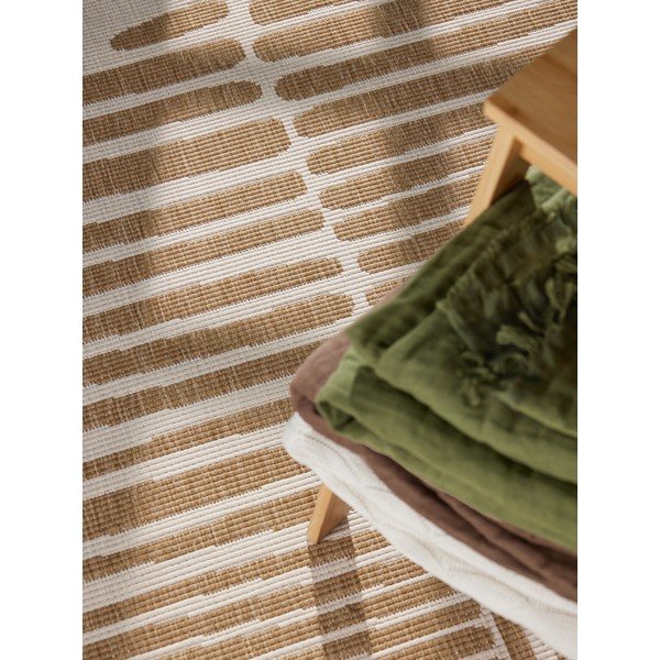 Kremowy/w naturalnym kolorze okrągły dywan odpowiedni na zewnątrz ø 200 cm Haringey Bounds – Ted Baker-image-2