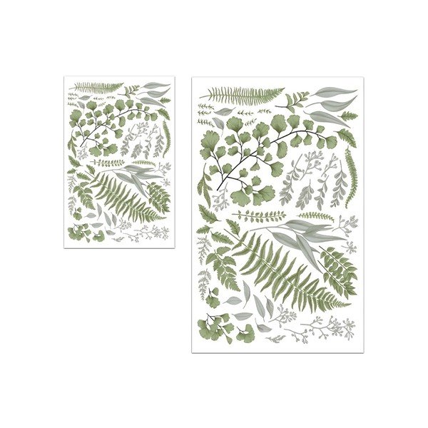 Zielone/beżowe dywaniki łazienkowe zestaw 2 szt. 60x100 cm Floral – Mila Home