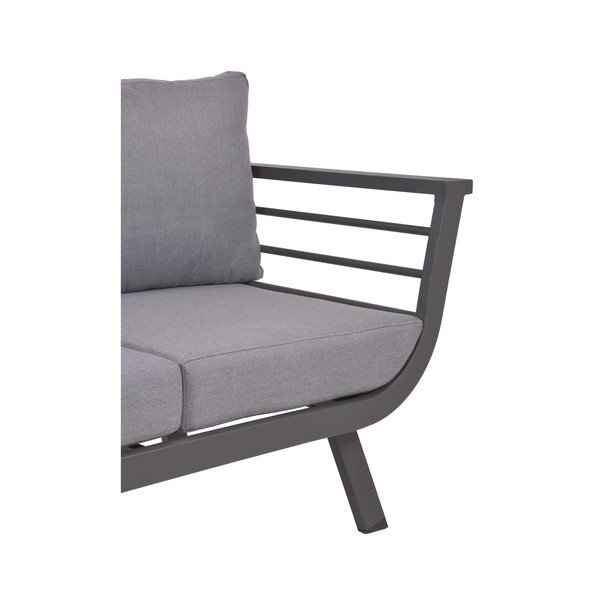 Ogrodowy komplet mebli wypoczynkowych z aluminiową konstrukcją Garden Pleasure Elia-image-3