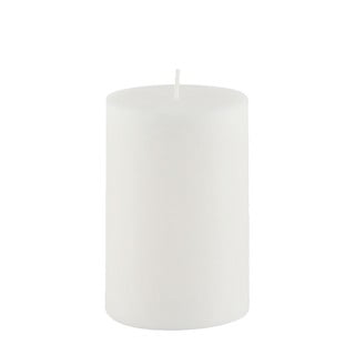 Biała świeczka Ego Dekor Cylinder Pure, 35 h