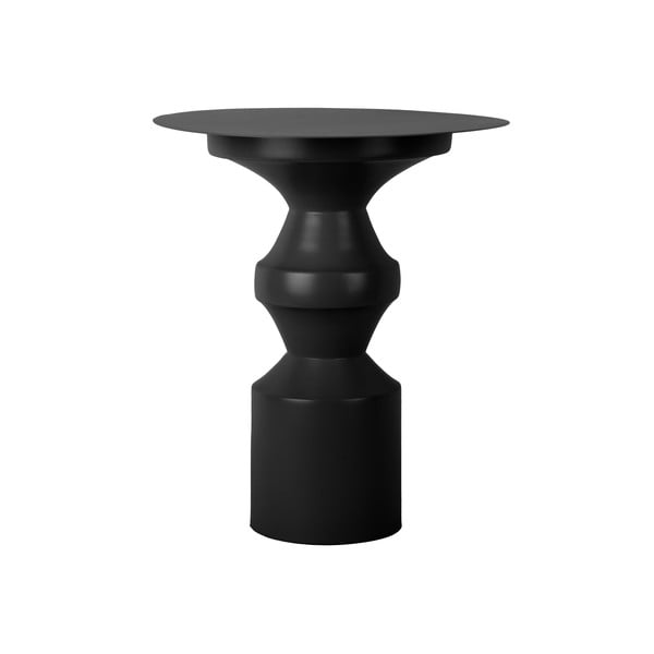 Metalowy okrągły stolik ø 40,5 cm Chess King – Leitmotiv