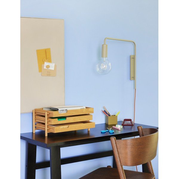 Biurko w dekorze dębu 45x100 cm Poke – Hübsch-image-3