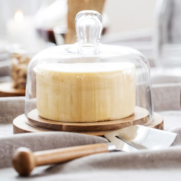 Deska do serów ze szklanym kloszem Oval Sagaform-image-1