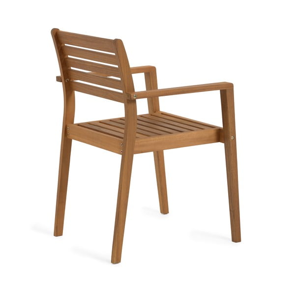 Krzesło ogrodowe z drewna akacji Kave Home Hanzel-image-3