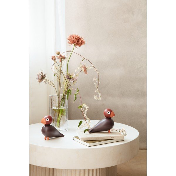 Figurka z litego drewna bukowego Kay Bojesen Denmark Poppy-image-1