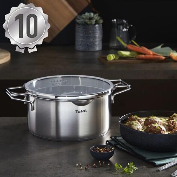 Zestaw garnków ze stali nierdzewnej 10 szt. – Tefal-image-3