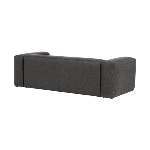 Ciemnoszara sofa Kave Home Blok, 210 cm-image-3