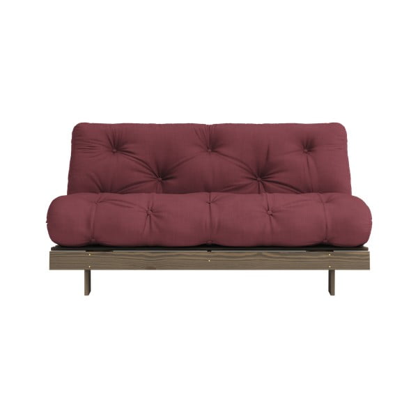 Bordowa rozkładana sofa 160 cm Roots – Karup Design