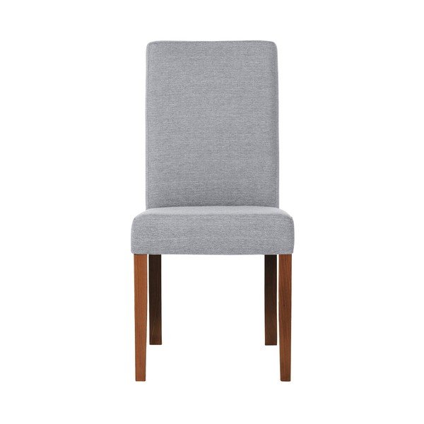 Szare krzesło z ciemnobrązowymi nogami Ted Lapidus Maison Tonka-image-2