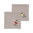 Tekstylne serwetki zestaw 2 szt. 40x40 cm Bistro – Södahl