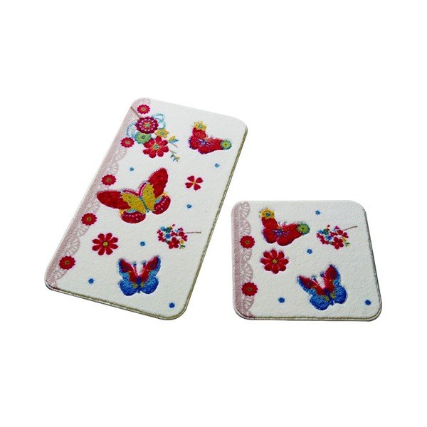 Zestaw 2 dywaników łazienkowych Confetti Bathmats Battus
